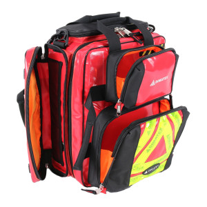 Botiquin Mochila Matrix Rojo PVC